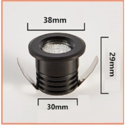 MINI SPOT ENCASTRABLE 3W - 30 mm (DOWNLIGHT)