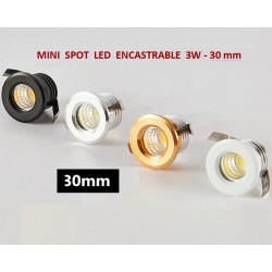 MINI SPOT ENCASTRABLE 3W -...