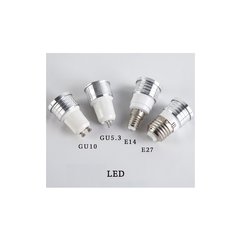 AMPOULES LED 3W - GU10 - GU5.3 - E14 - E27 haute luminosité