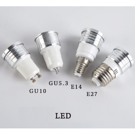 AMPOULES LED 3W - GU10 - GU5.3 - E14 - E27 haute luminosité