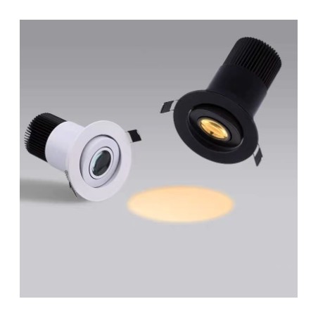 SPOTS LED ANGLE LUMIÈRE 10° ENCASTRABLES ORIENTABLES LUMINEUX