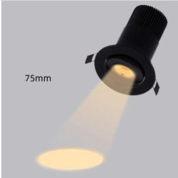 SPOTS LED ANGLE LUMIÈRE 10° ENCASTRABLES ORIENTABLES LUMINEUX